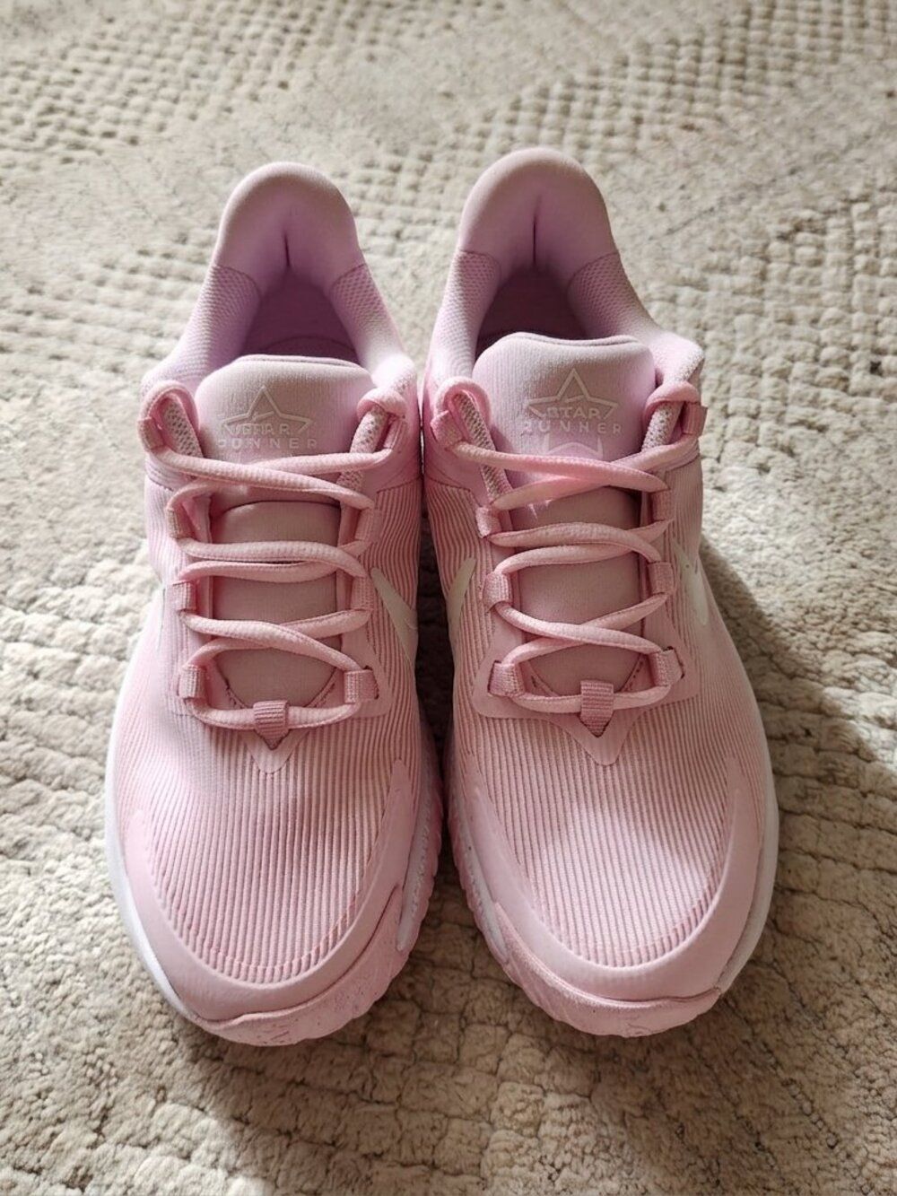 Nike Star Runner 4 big kids 6Y pink foam white running sneakers - Picture 5 of 10